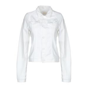 Mother White Denim The Bully Cropped Jacket Size Medium